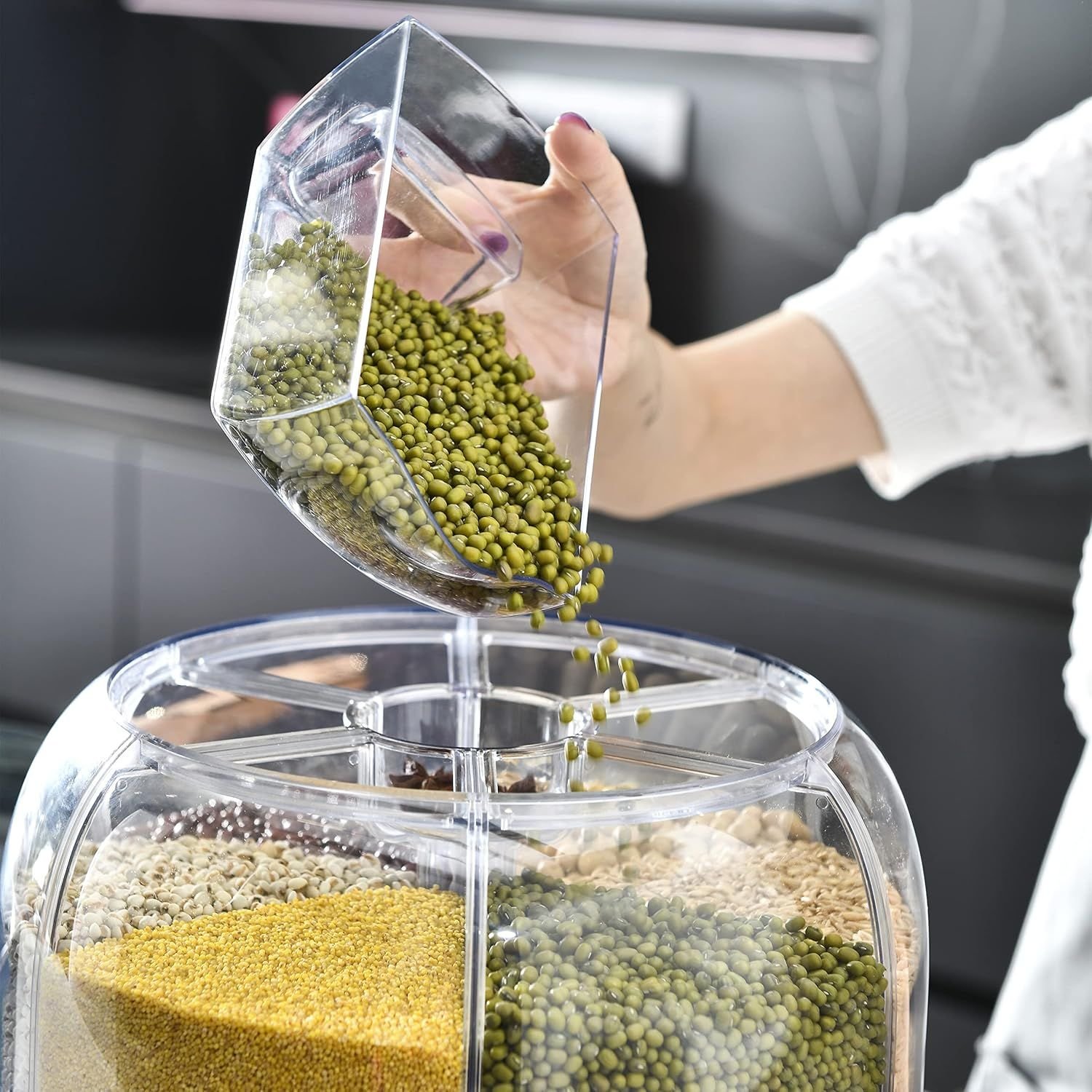 360 Degree Rotating Dry Food Dispenser - Image 4