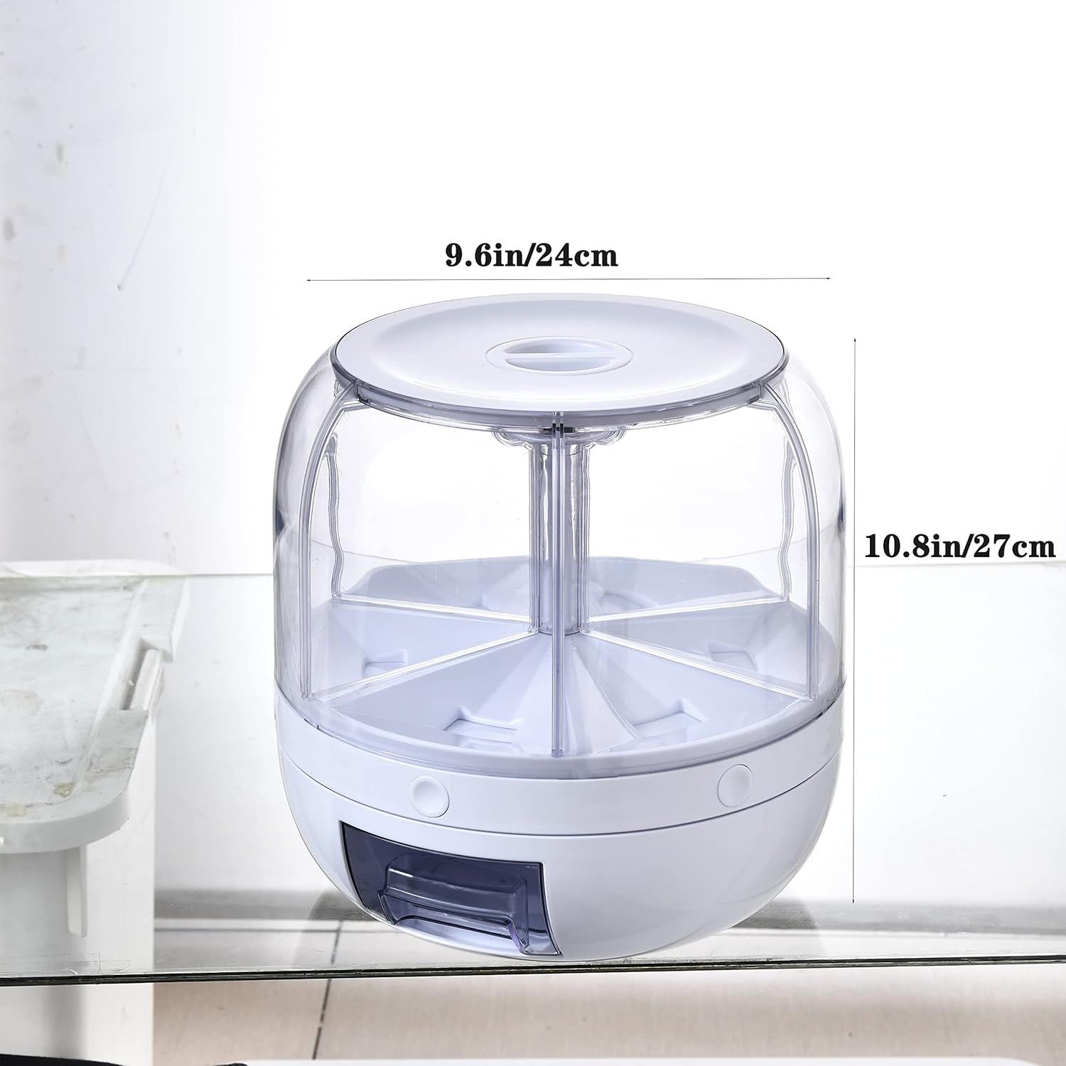360 Degree Rotating Dry Food Dispenser - Image 2